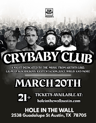 Crybaby Club at Hole In The Wall – Austin, TX