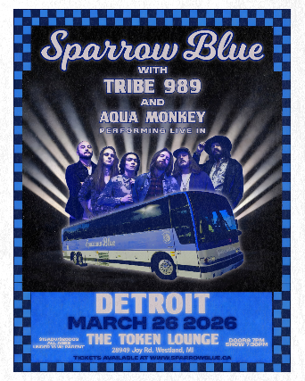SPARROW BLUE / TRIBE 989 / AQUA MONKEY at The Token Lounge – Westland, MI