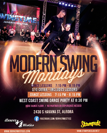 Modern Swing Mondays at Stampede – Aurora, CO