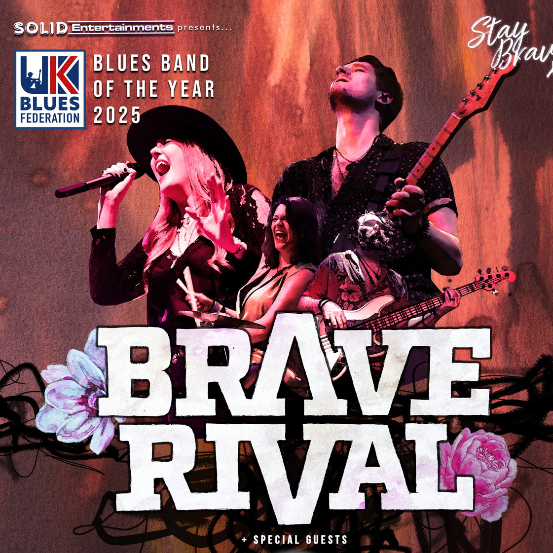 Solid Entertainments present Brave Rival & Gerry Jablonski Band at The Cluny – Newcastle Upon Tyne, United Kingdom