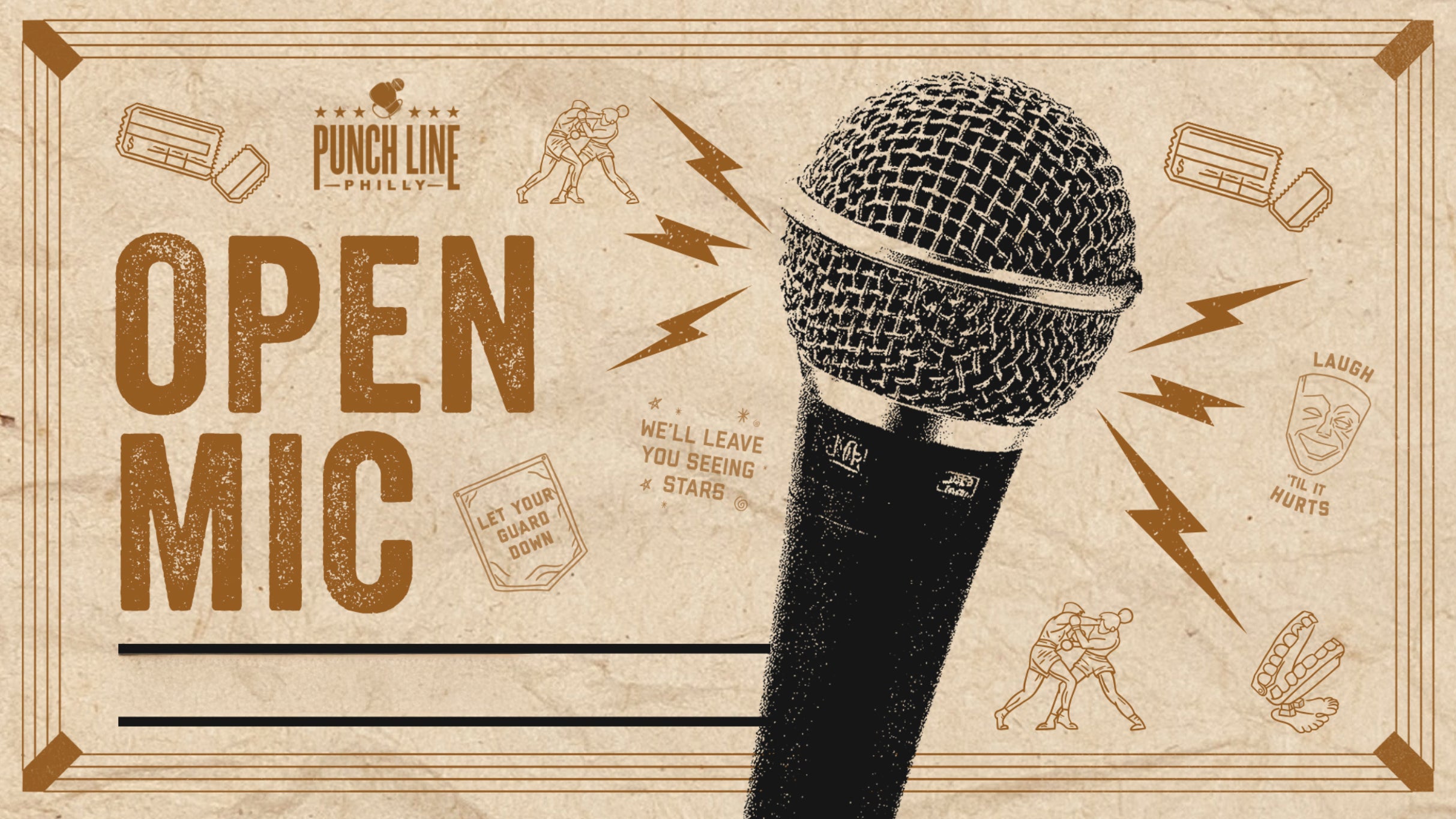 Punch Line Philly Open Mic Night at Punch Line Philly Callback Bar – Philadelphia, PA