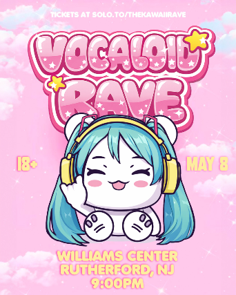 Kawaii Rave is coming to the Williams Center. Anime remixes, EDM, and hyperpop all night. at Williams Center – Black Box – Rutherford – Rutherford, NJ