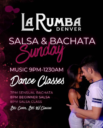 SALSA & BACHATA SUNDAYS at La Rumba – Denver, CO