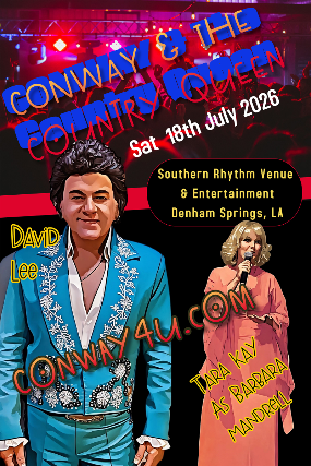 Conway Twitty Tribute “It’s Only Make Believe” at Southern Rhythm Venue & Entertainment – Denham Springs, LA