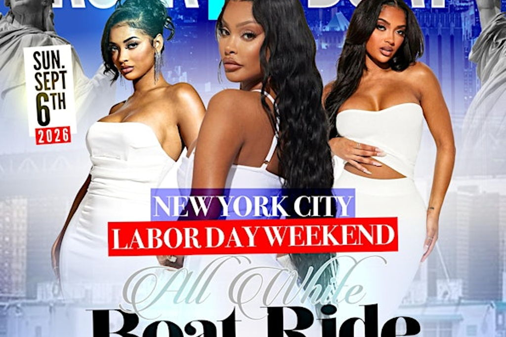 ROCK THE BOAT NYC – Labor Day Weekend All White Boat Ride 2026 at – East New York, NY