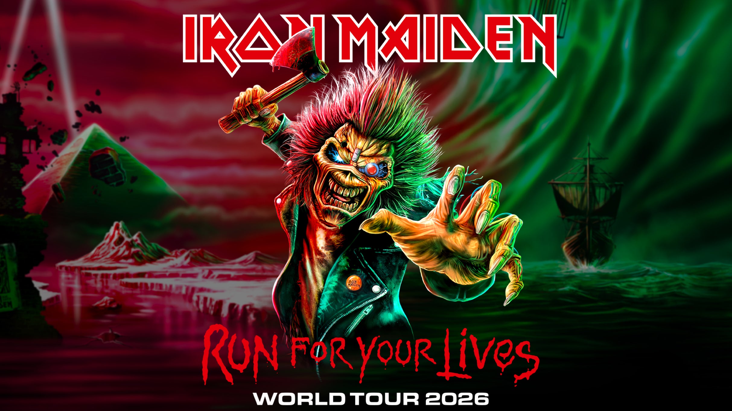 Iron Maiden at Estadio GNP Seguros – Mexico City, Mexico