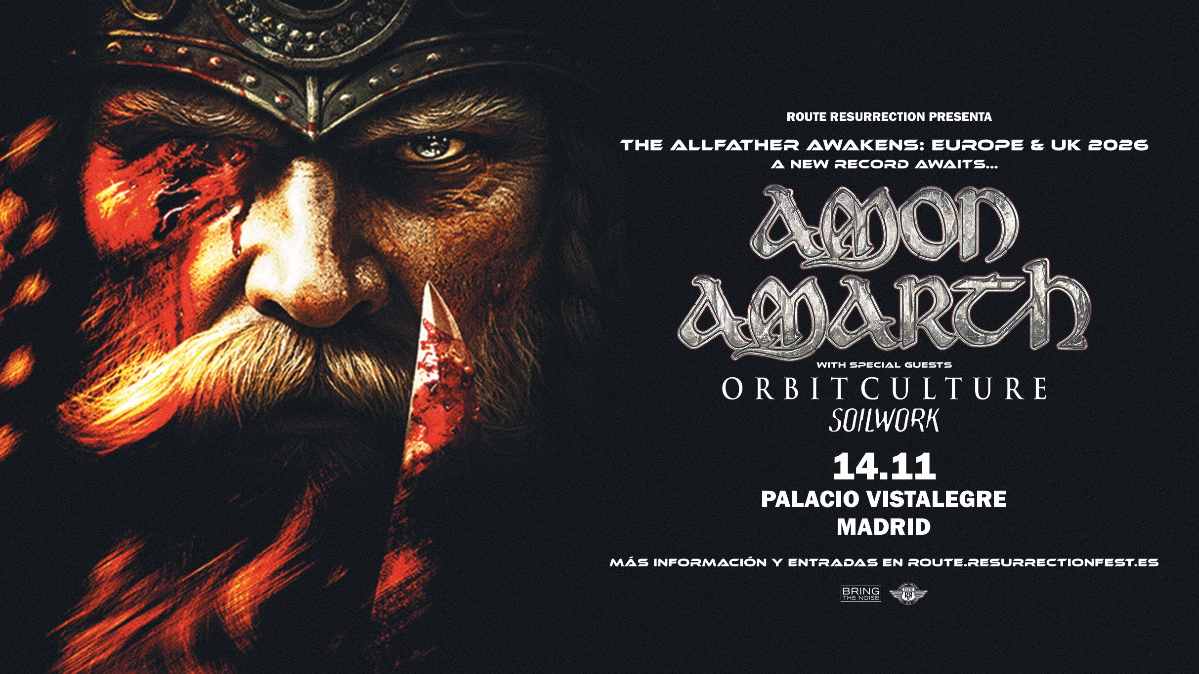Amon Amarth at Palacio Vistalegre – Madrid, Spain
