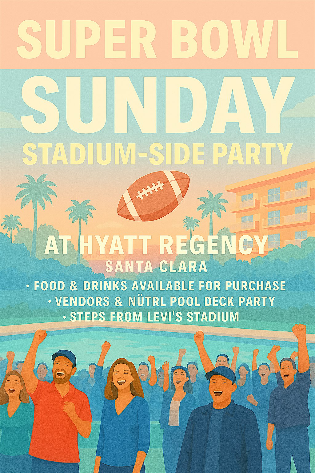 2026 Super Bowl Event: Super Bowl Sunday at Hyatt Regency Santa Clara at Hyatt Regency Santa Clara – Santa Clara, CA
