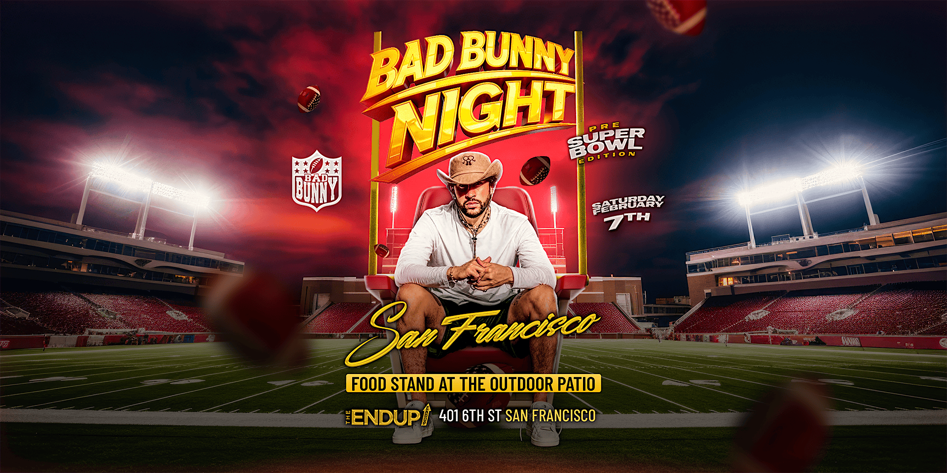 2026 Super Bowl Event: “BAD BUNNY NIGHT” PRE SUPERBOWL PARTY | SAN FRANCISCO at The EndUp – San Francisco, CA