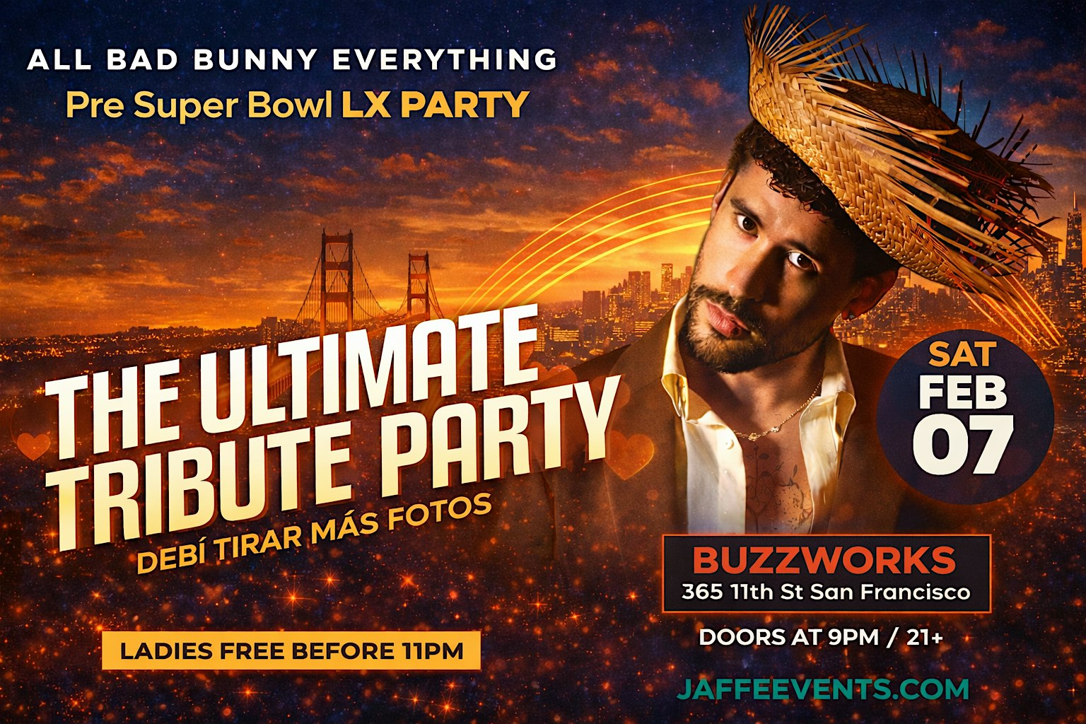 2026 Super Bowl Event: THE ULTIMATE TRIBUTE PARTY – Debi Tirar mas fotos at BuzzWorks – San Francisco, CA