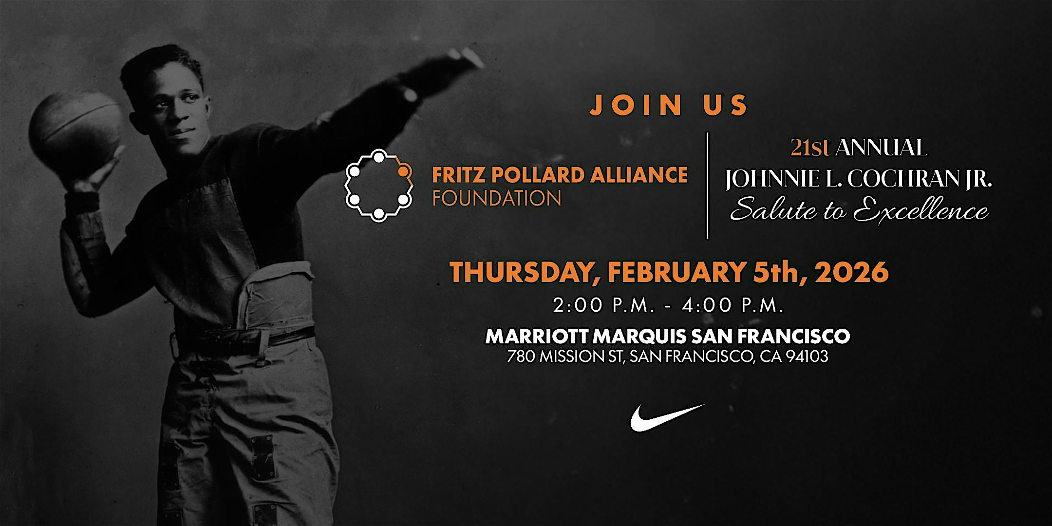 2026 Super Bowl Event: 21st Annual Johnnie Cochran Jr. Salute to Excellence Reception at Golden Gate Ballroom at San Francisco Marriott Marquis – San Francisco, CA