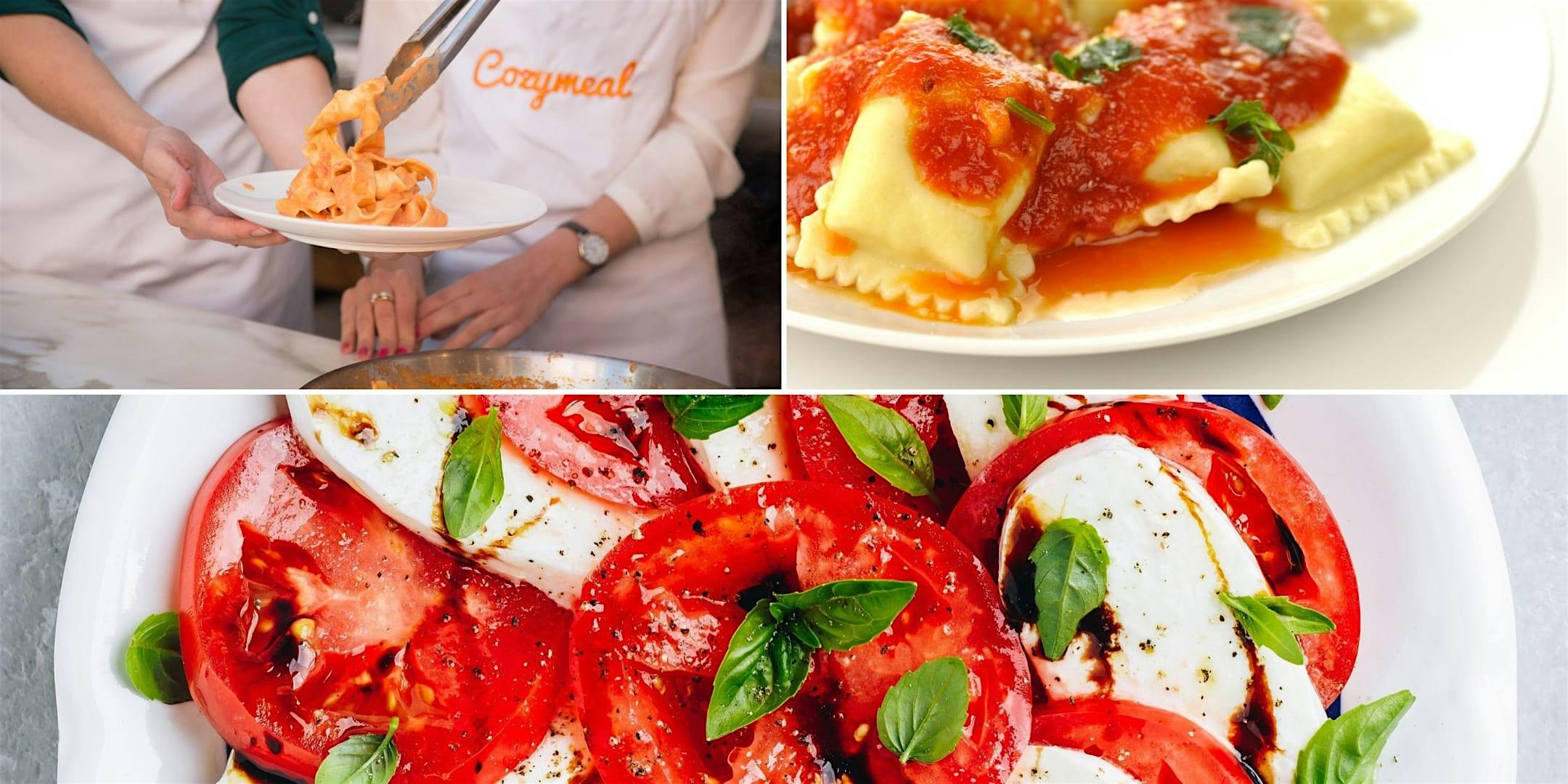 Italian Pasta: From Dough to Sauce – Team Building by Cozymeal™ at Location provided after booking – Brighton, MI