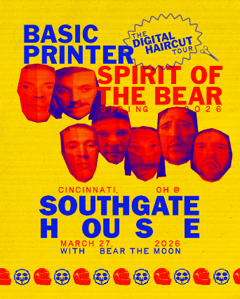 The Digital Haircut Tour ft. Basic Printer, Spirit of the Bear, Bear the Moon at The Southgate House Revival – Revival Room – Newport, KY