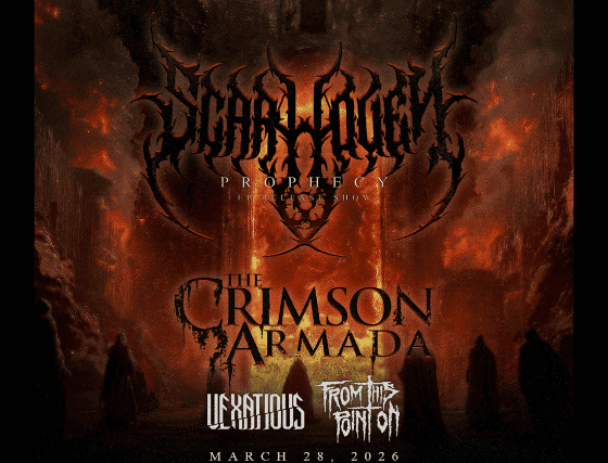 SCAR WOVEN , The Crimson Armada , Vexatious , From This Point On at The Loving Touch – Ferndale, MI