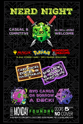 NERD NIGHT at The Foundry – Cleveland, OH