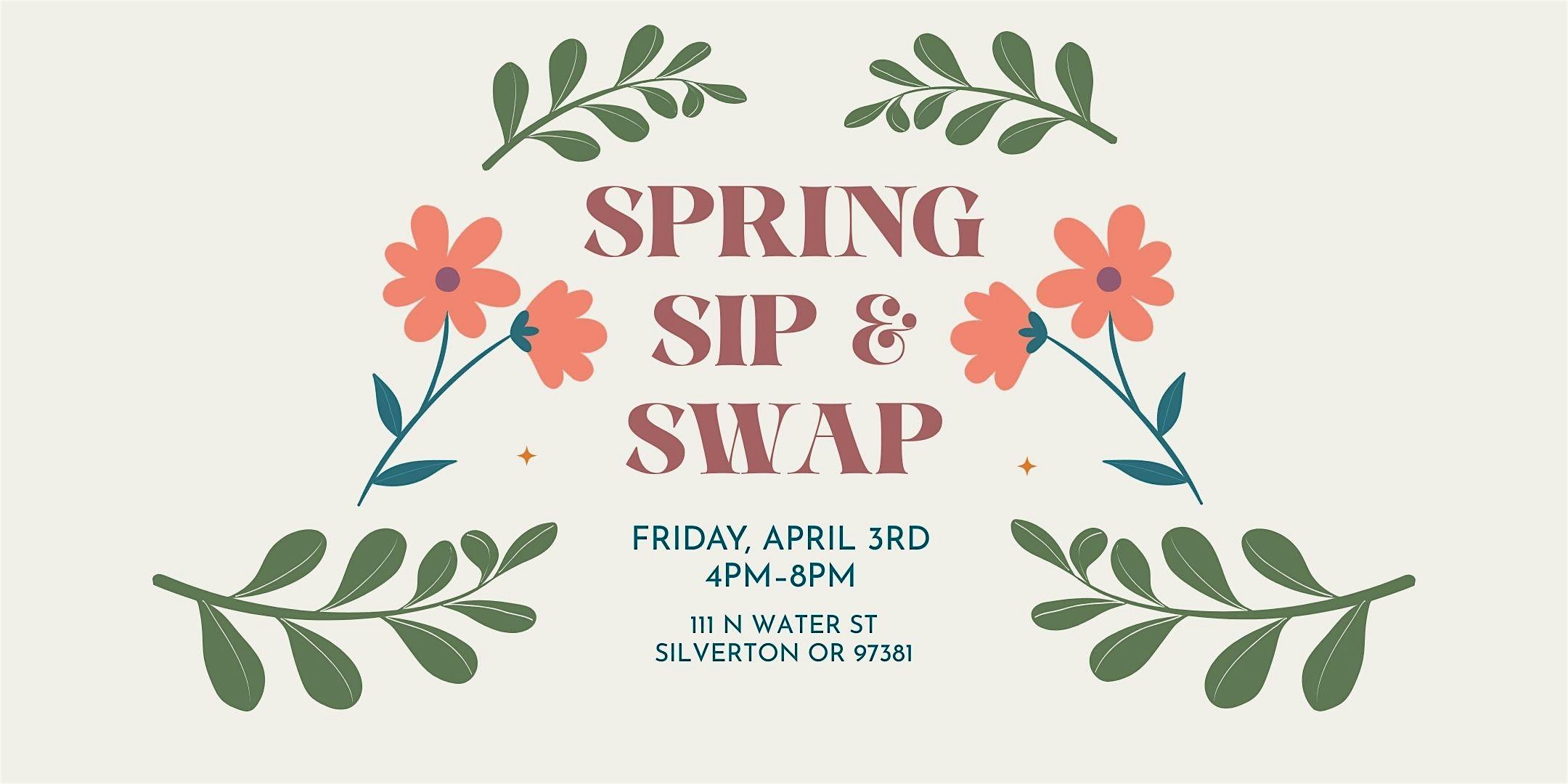 Spring Sip & Swap at Little Leaf Cafe and Catering – Silverton, OR