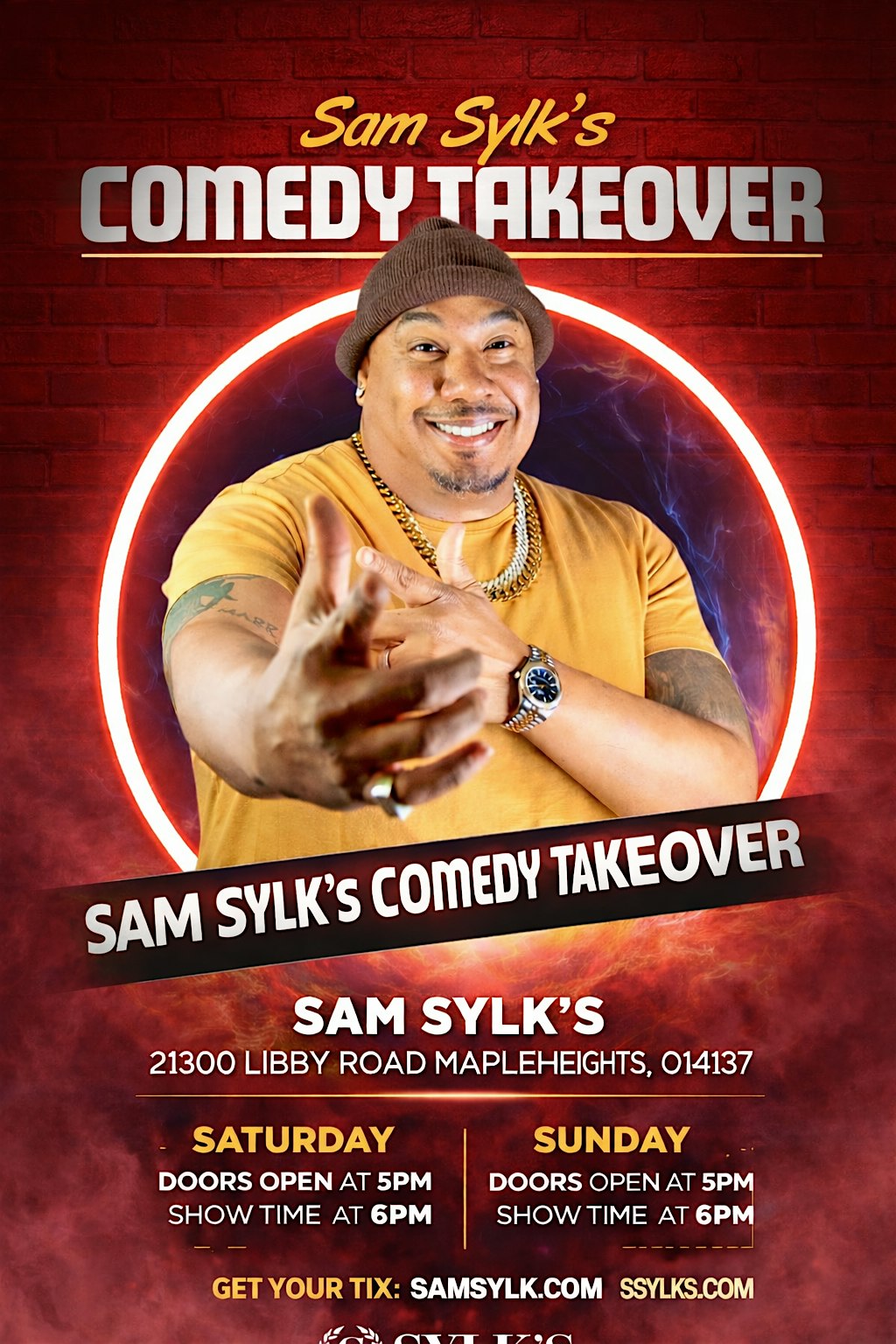 Sylk’s Comedy Takeover Starring “Marvin Phipps” at SYLKS – Maple Heights, OH