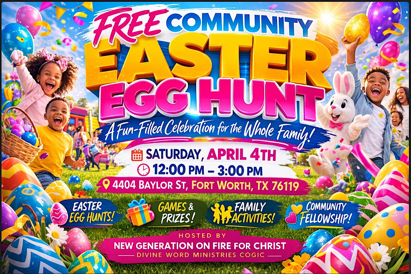 Easter Extravaganza ! at 4404 Baylor St – Fort Worth, TX