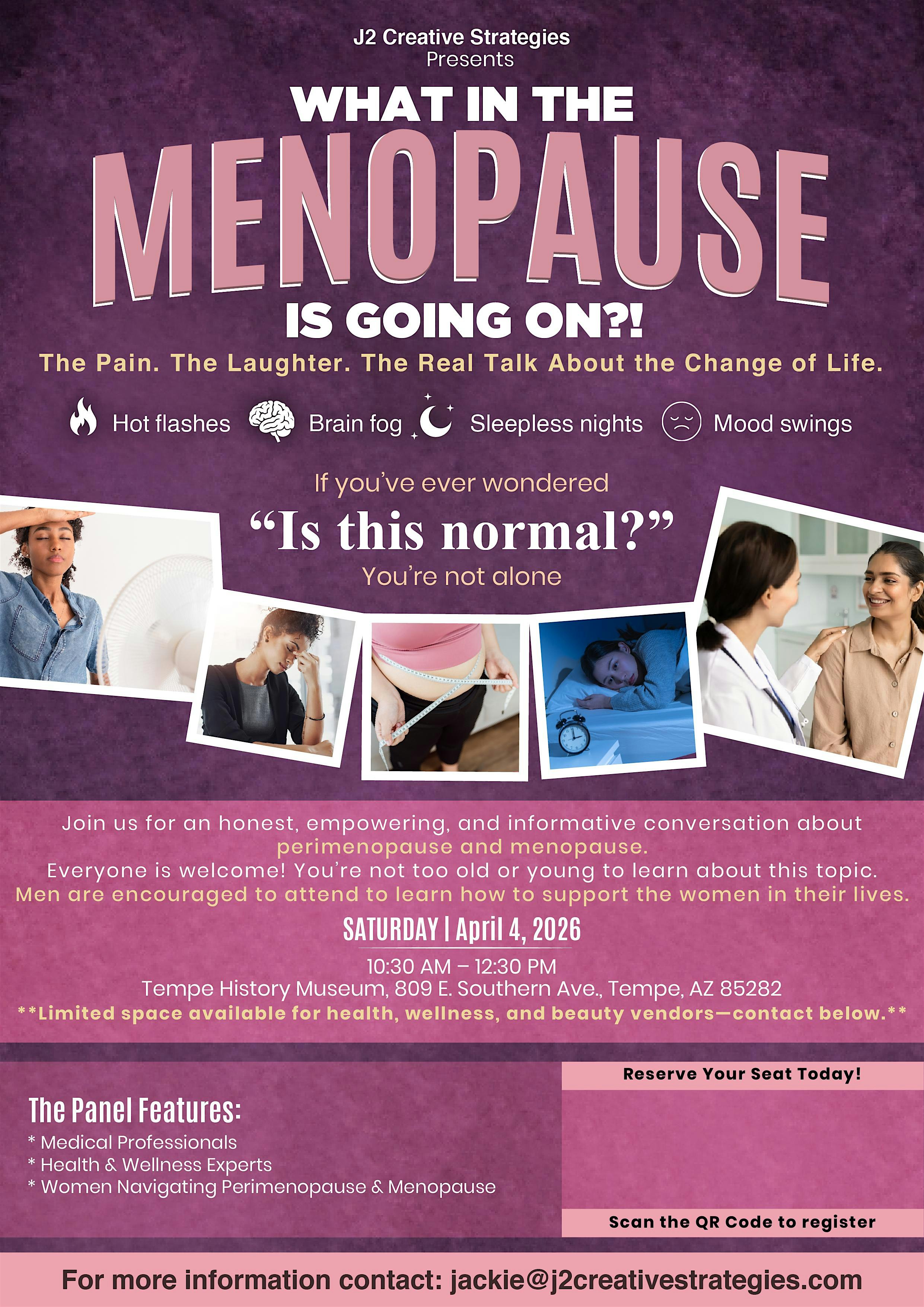 What in the MENOPAUSE is Going On?! at Tempe History Museum – Tempe, AZ