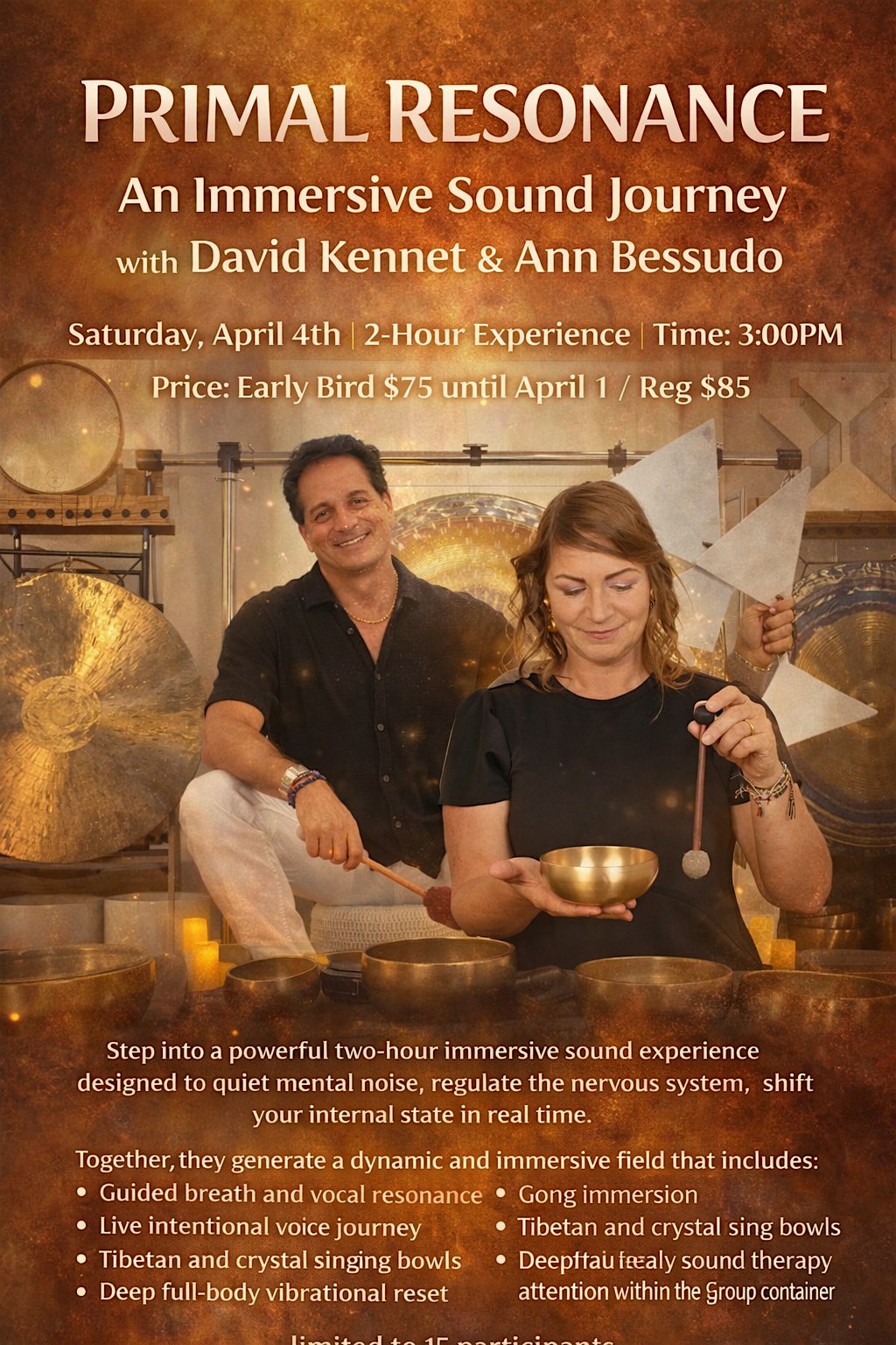 Primal Resonance with David & Ann at Kasa Yoga Studios – North Miami Beach, FL
