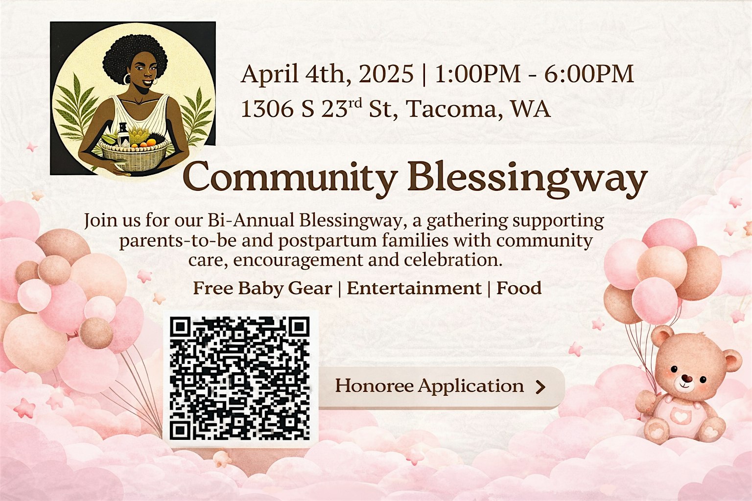 Spring Community Blessingway at 1306 S 23rd St – Tacoma, WA