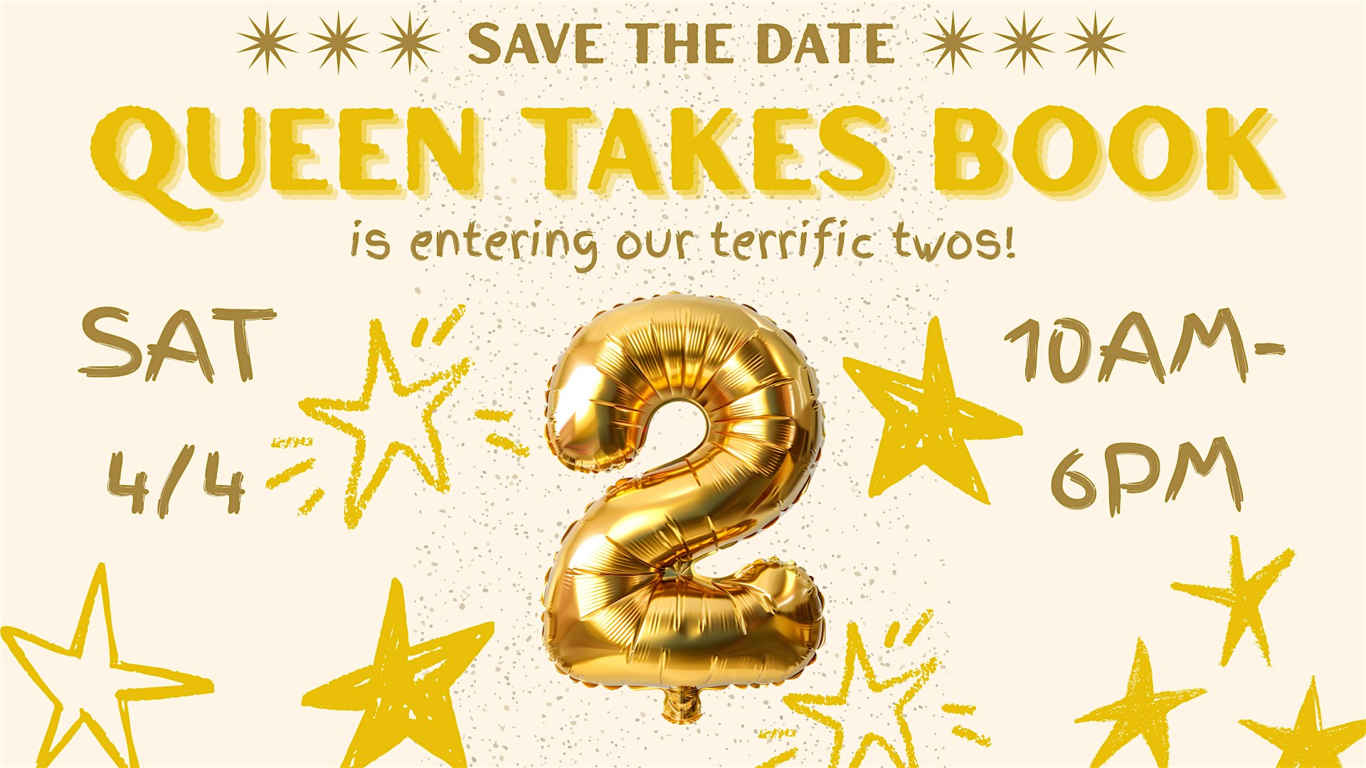 Queen Takes Book’s Second Birthday Bash! at Queen Takes Book – Columbia, MD