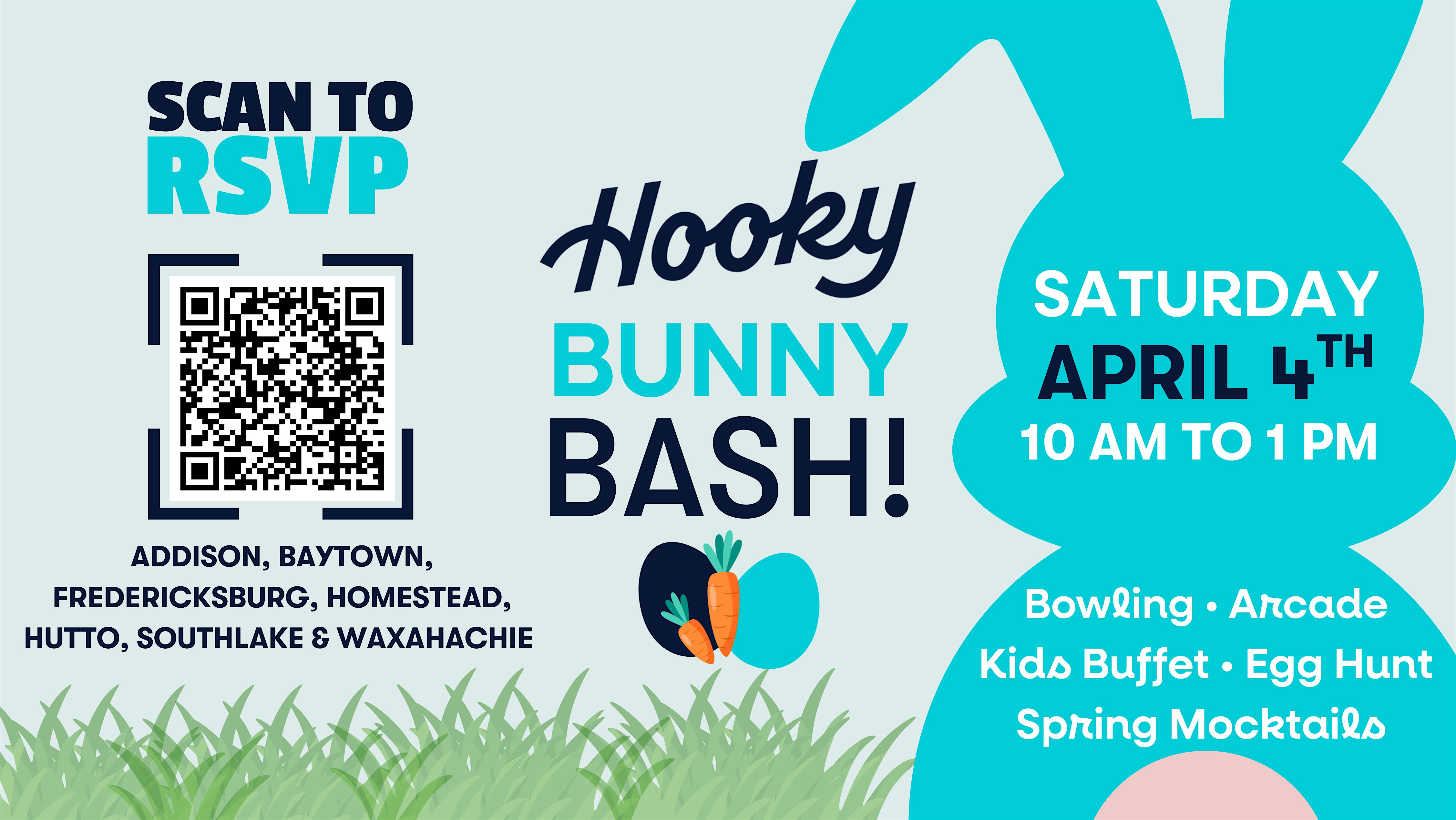 Hooky Entertainment Fredericksburg – Bunny Bash at Hooky Entertainment Fredericksburg – Fredericksburg, VA