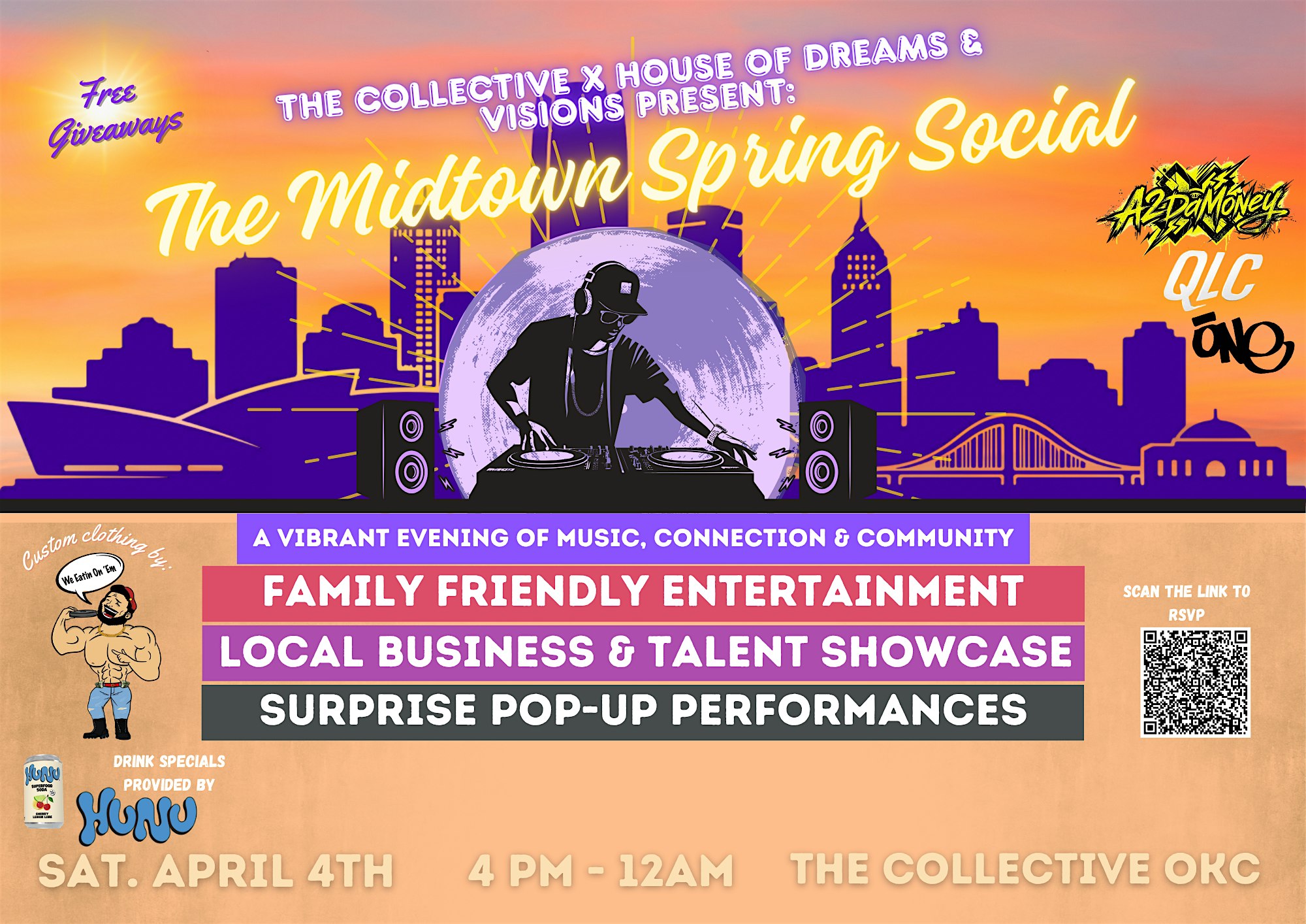 Midtown Spring Social at The Collective Food Hall – Oklahoma City, OK