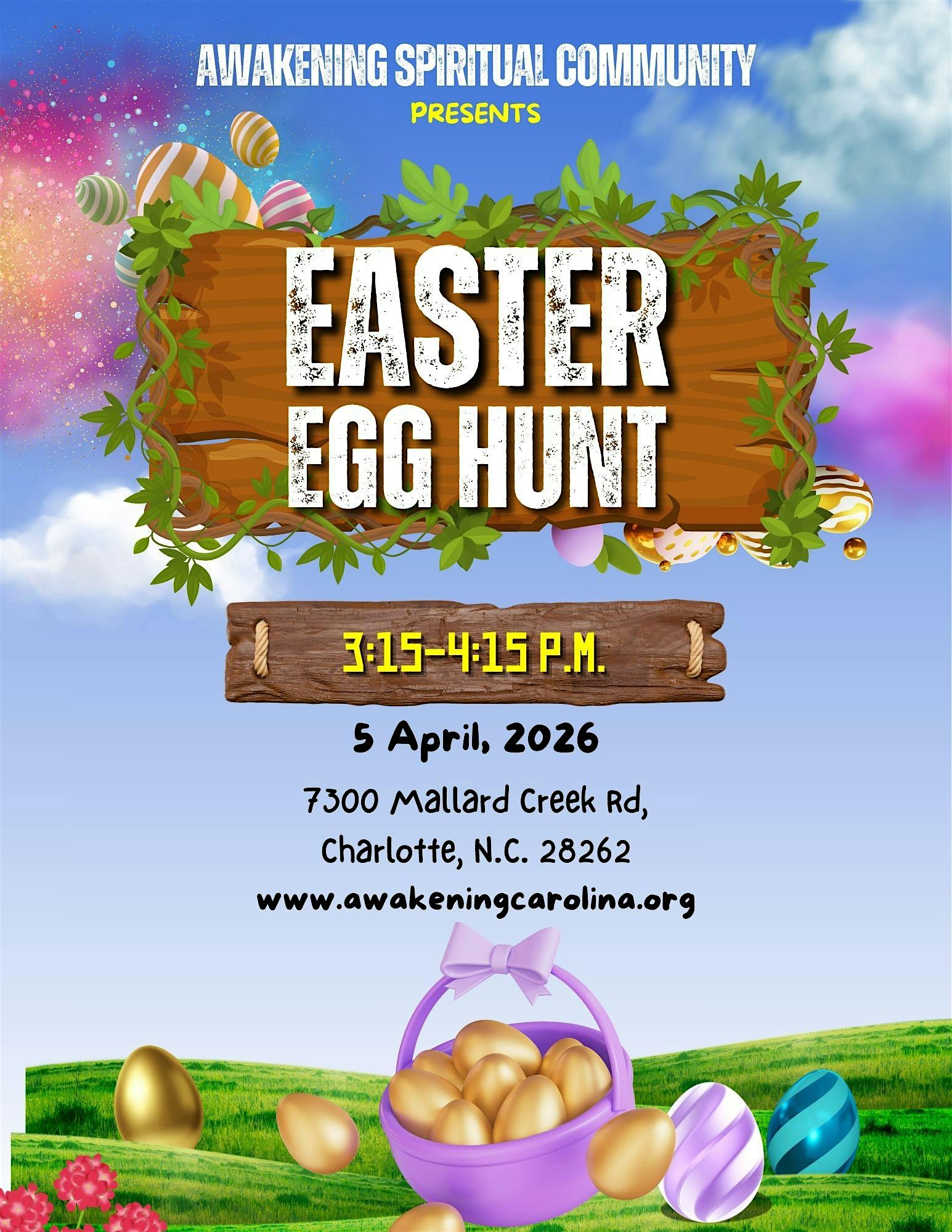 Easter Egg Hunt at Awaken Spiritual Community – Charlotte, NC