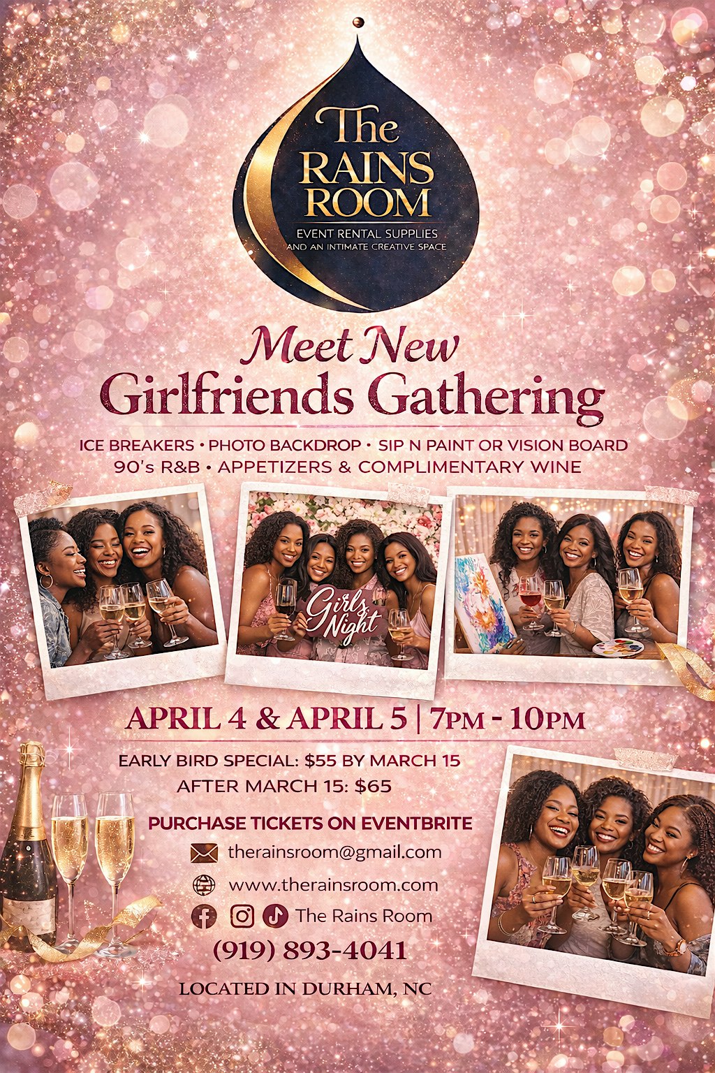 Meet New Girlfriends Gathering at 2603 S Miami Blvd – Durham, NC