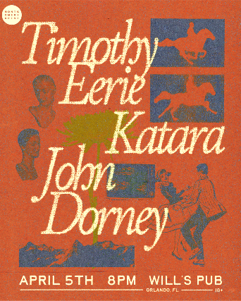 Timothy Eerie, Katara, and John Dorney at Will’s Pub – Orlando, FL