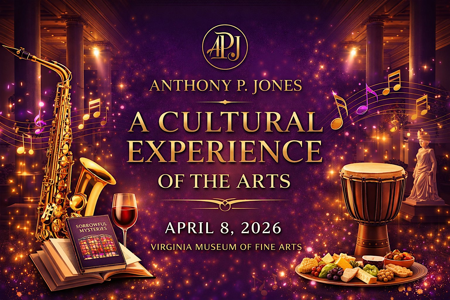 An Immersive Experience of the Arts…Jazz-Culinary-Comedy-Thrillers… at Virginia Museum of Fine Arts – Richmond, VA
