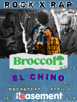 Broccoli w/ El Chino at The Basement – Nashville, TN