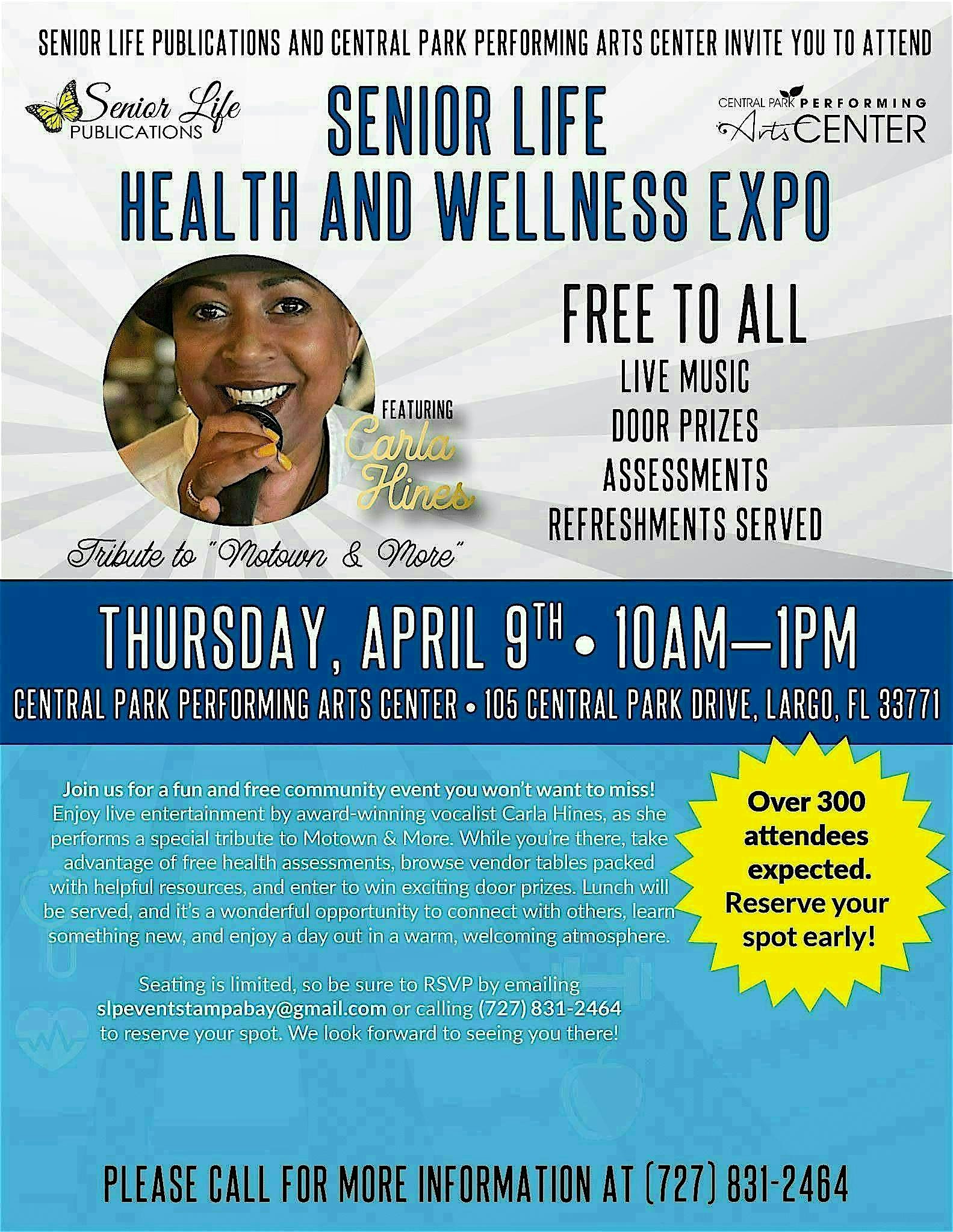 Mid-Pinellas Senior Life Health & Wellness Expo at Central Park Performing Arts Center – Largo, FL