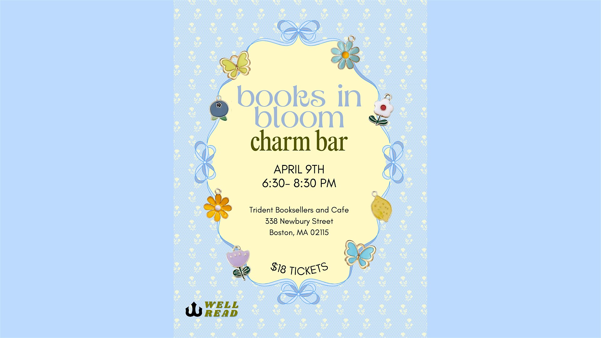 Charm Bar at Trident Booksellers & Cafe – Boston, MA