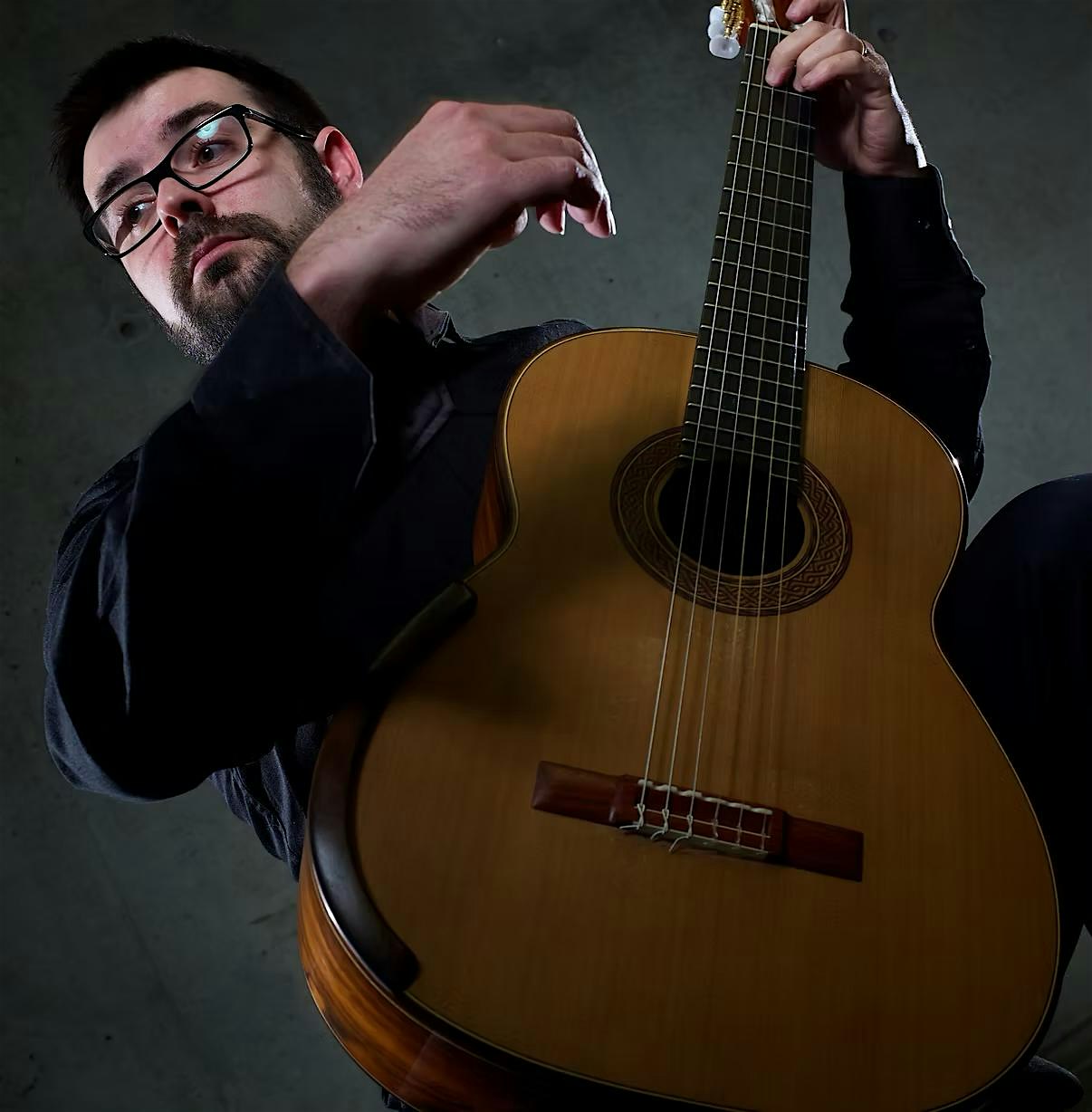 Dr. Scott Borg Plays Carmina Burana on 8-String Guitar at Music Mansion, Meeting Street, Providence, RI, USA – Providence, RI