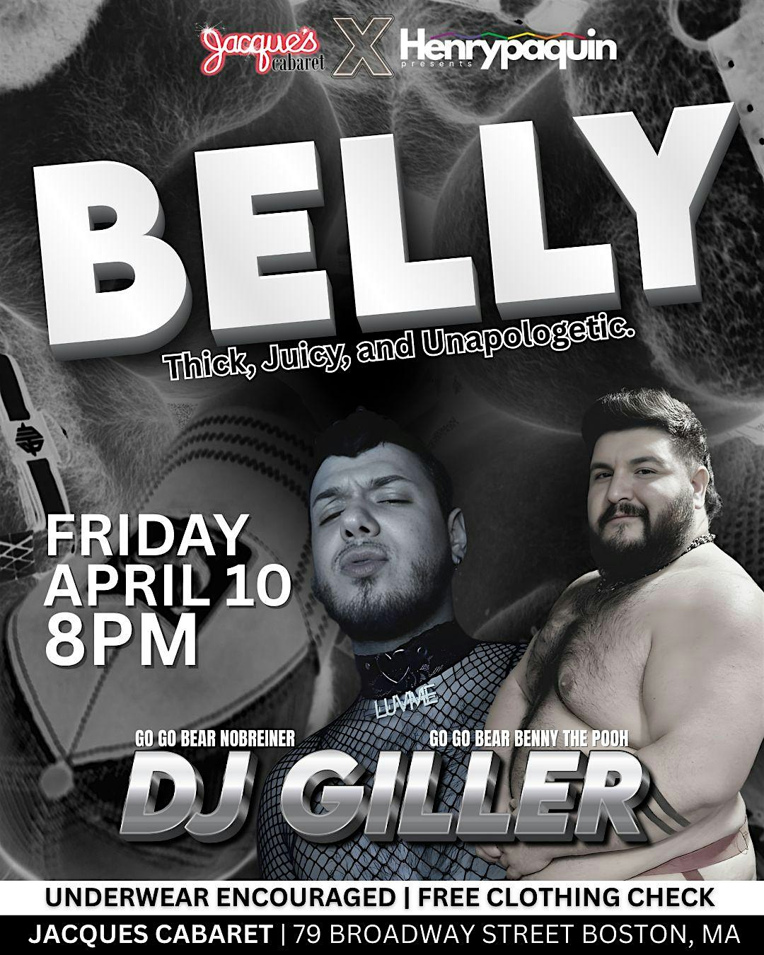 The BELLY Party! at Jacques’ Cabaret – Boston, MA