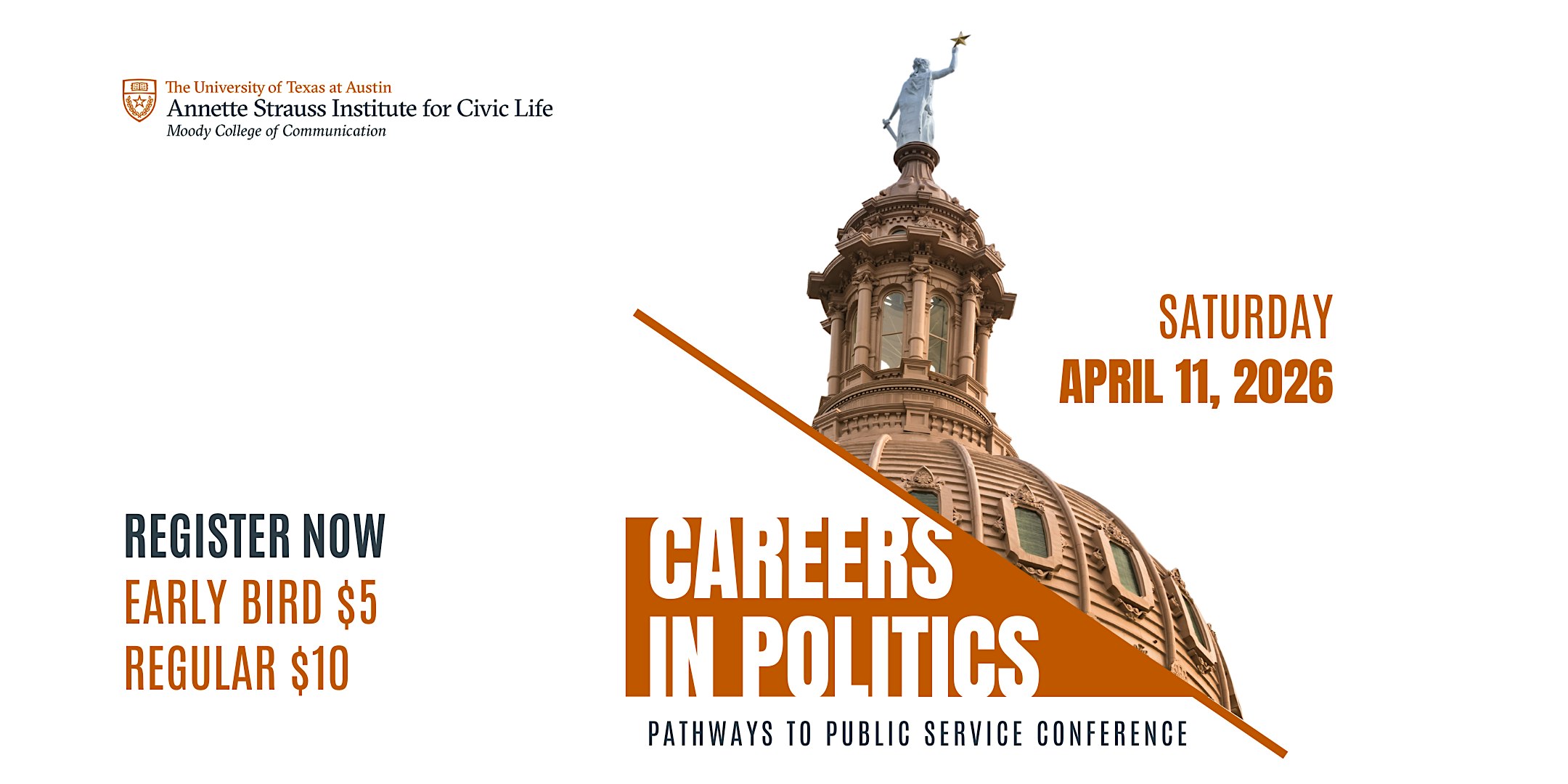 Careers in Politics 2026 at The University of Texas at Austin – Austin, TX