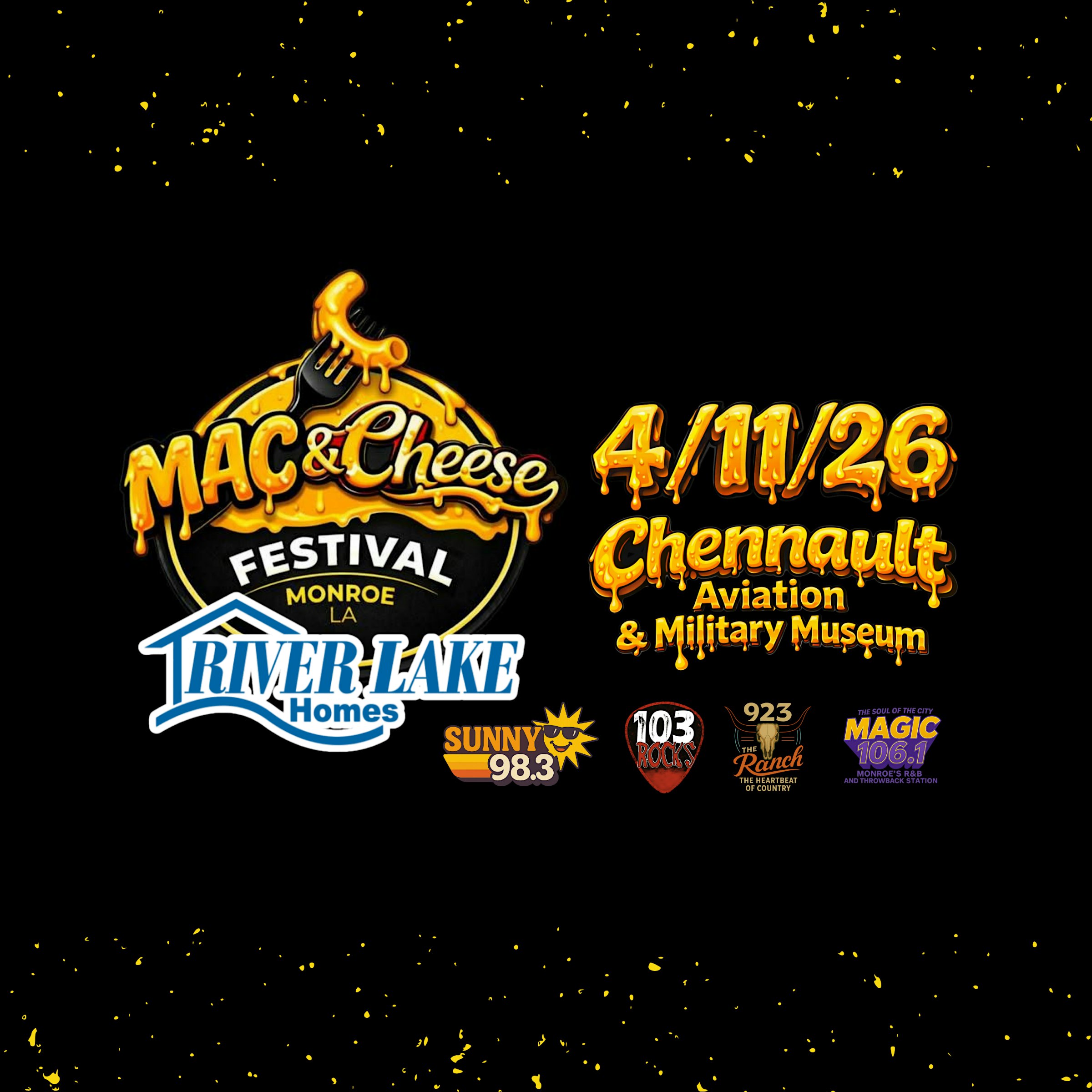 Mac & Cheese Fest at Chennault Aviation & Military Museum – Monroe, LA