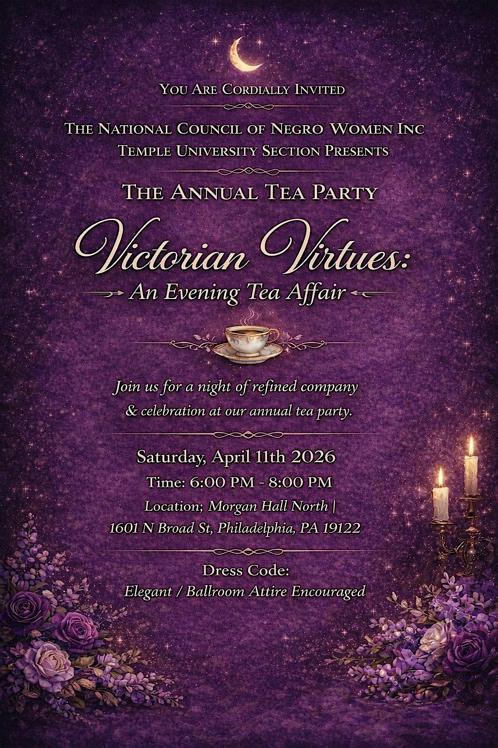 NCNW Temple Section’s Annual Tea Party at Morgan Hall D301 – Philadelphia, PA