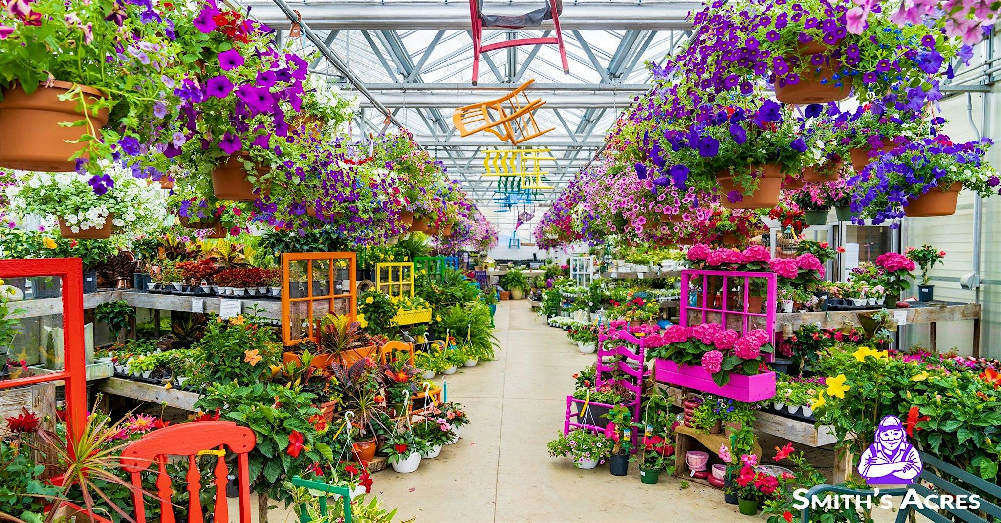 Make Your Own Hanging Basket at Smith’s Acres Llc – East Lyme, CT