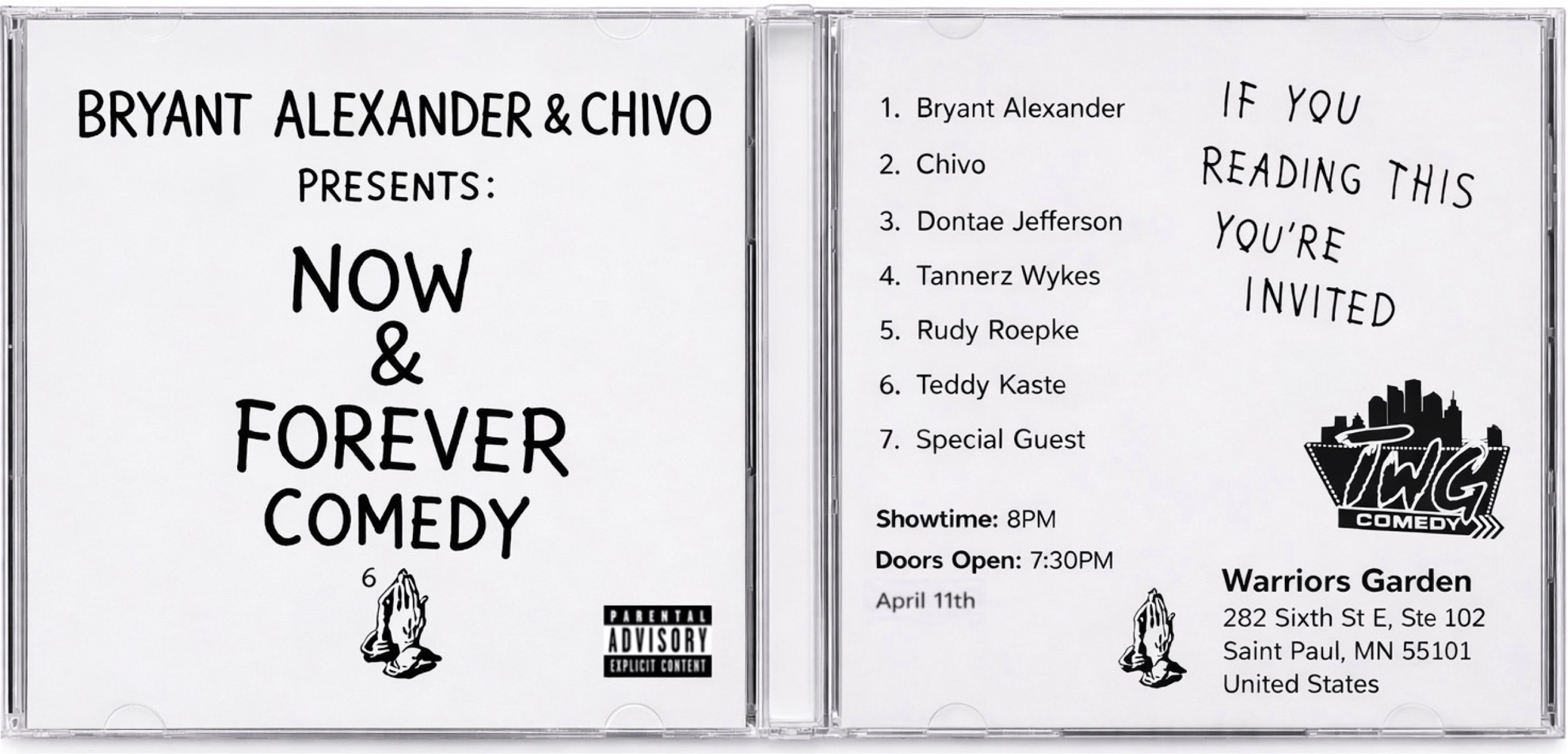 TWG Comedy Presents: Now & Forever Comedy at TWG Comedy – Saint Paul, MN