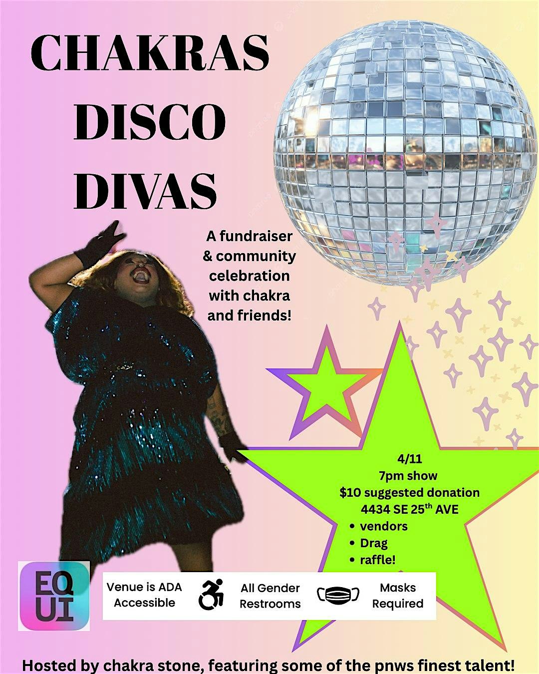 Chakras Disco Divas! at The Marie Equi Center – Portland, OR