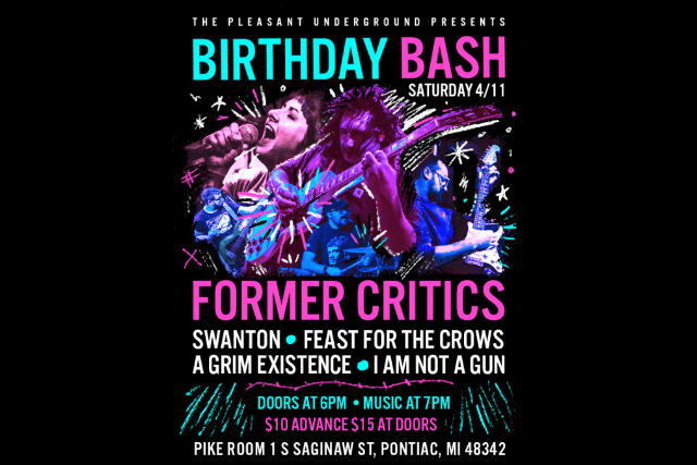 Former Critics at Pike Room @ The Crofoot – Pontiac, MI