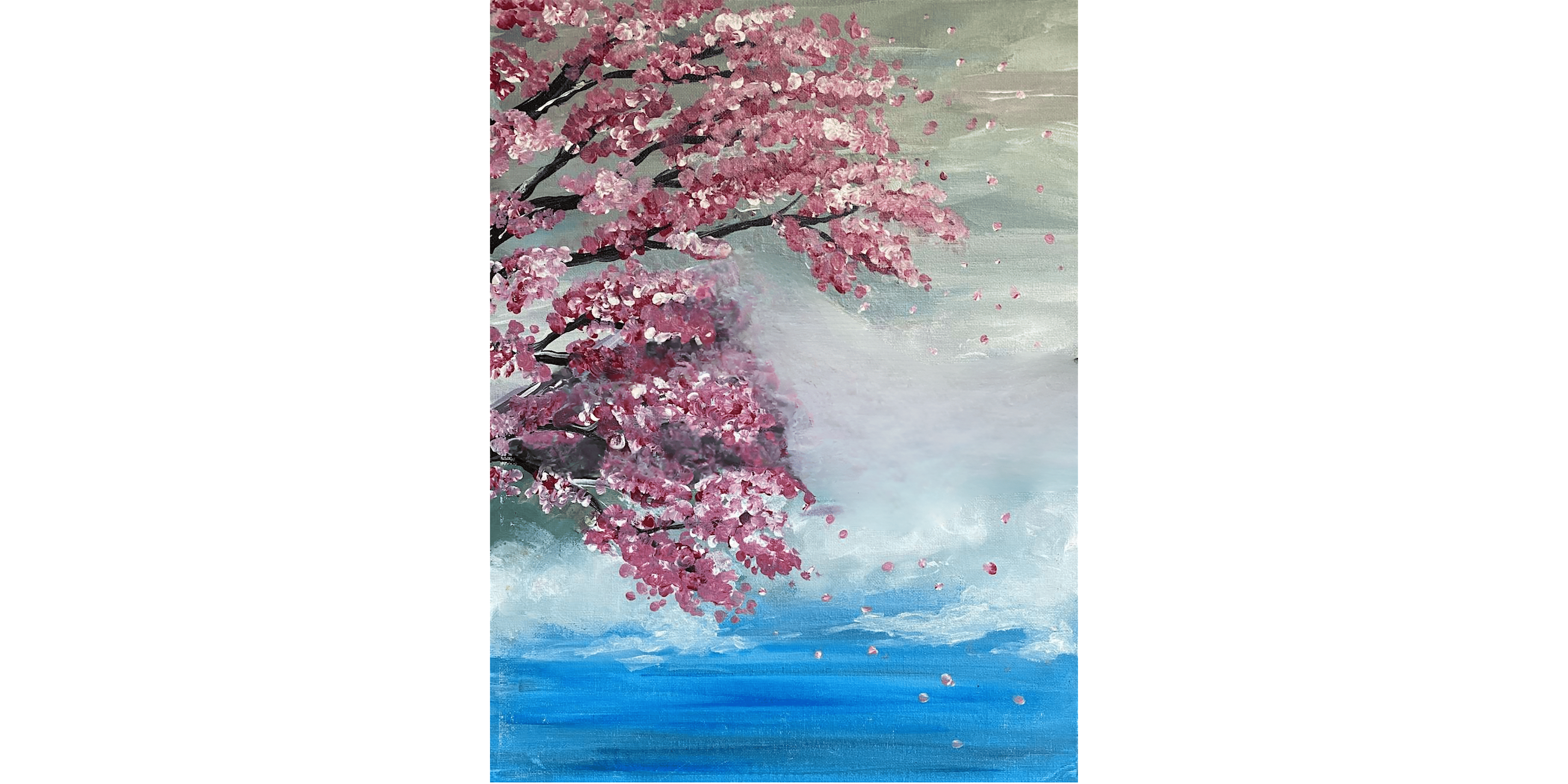 Cherry Blossom – Paint and Sip in Portland | Classpop! at Everywhere – Portland, OR