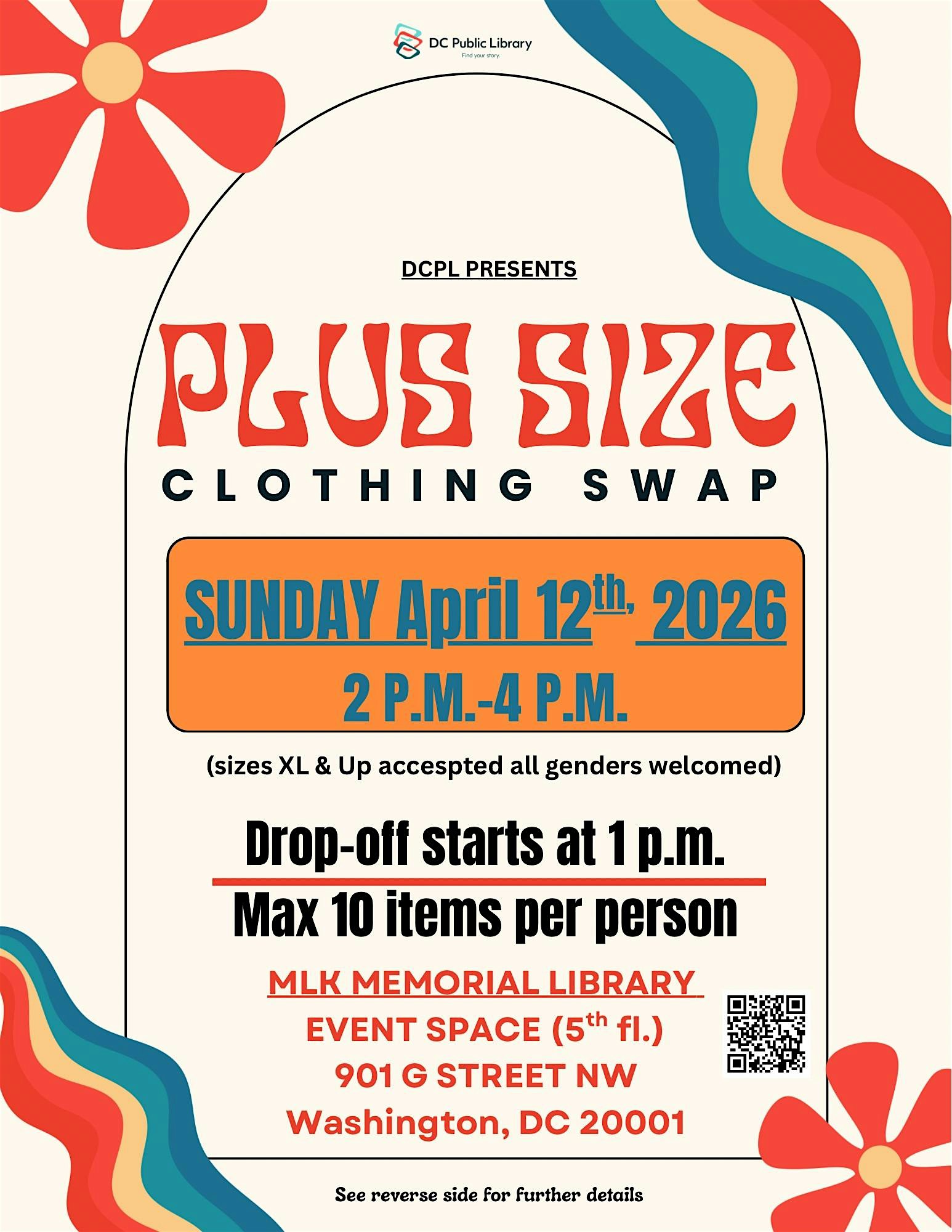 Plus Size Clothing Swap at Martin Luther King Jr. Memorial Library – Washington, DC
