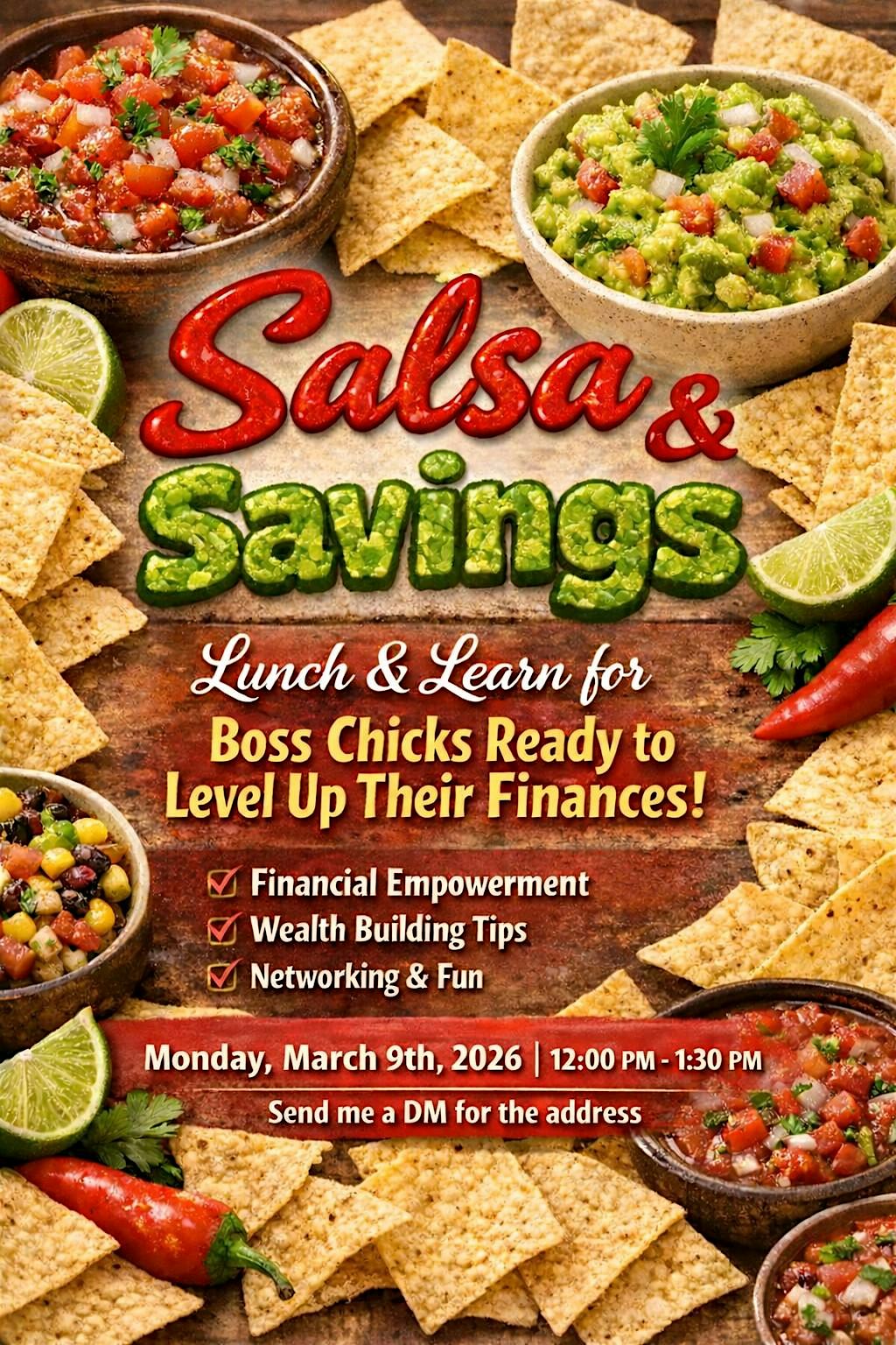 Salsa & Savings Networking Mixer at 2005 Platinum St – Garland, TX