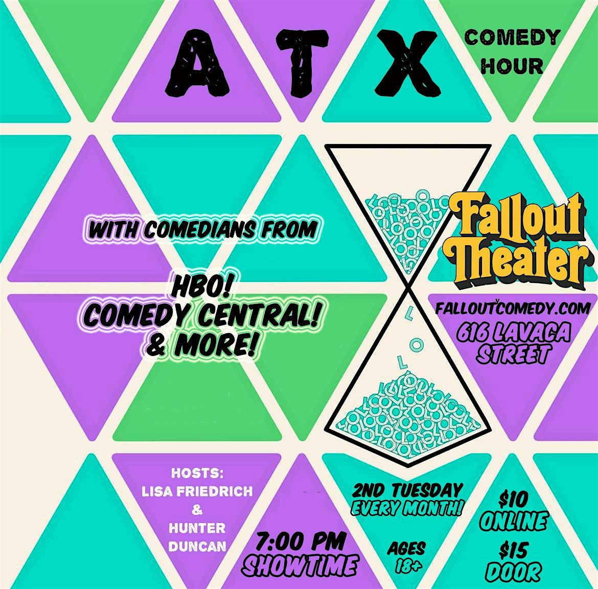 ATX Comedy Hour at Fallout Theater – Austin, TX
