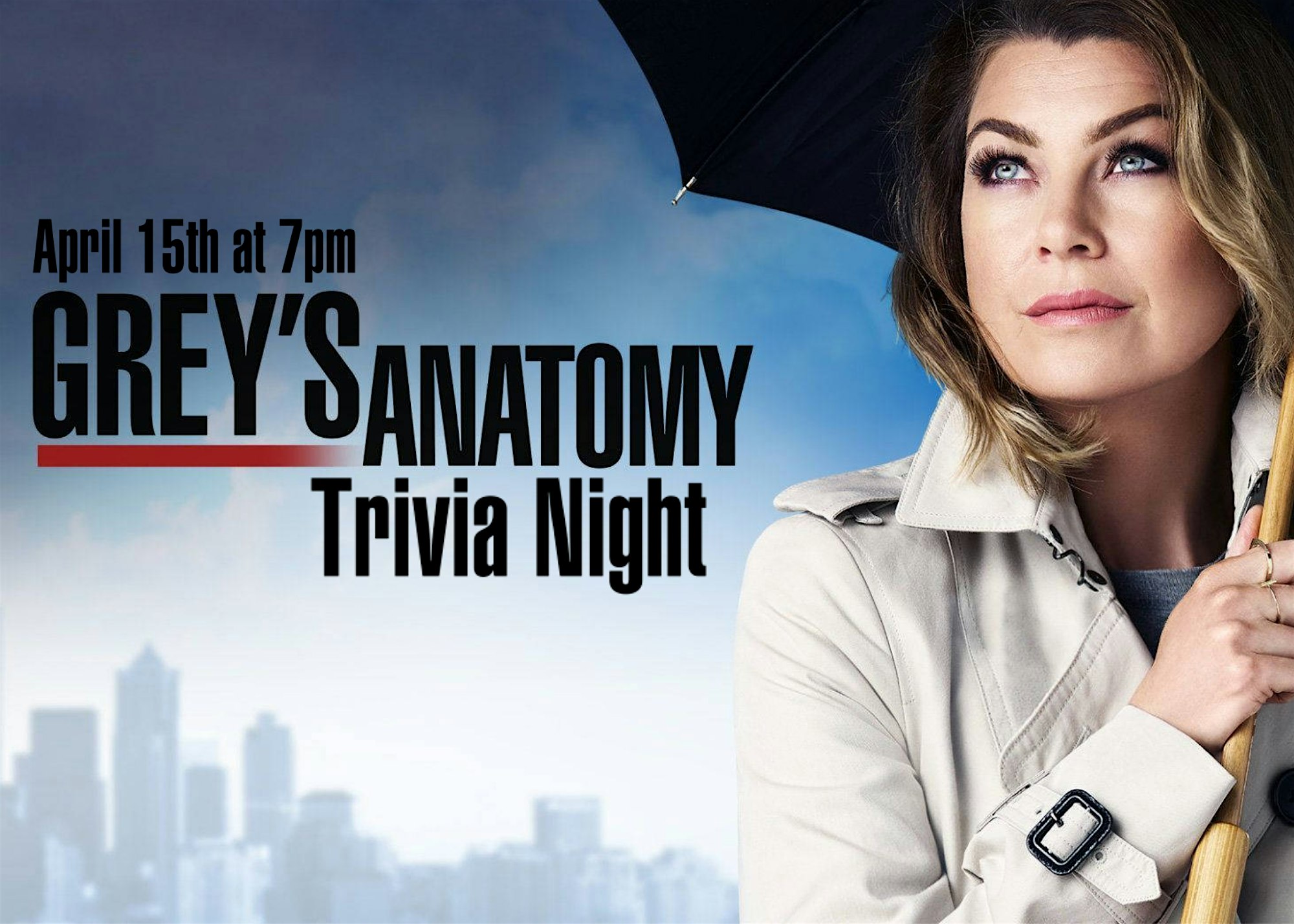 Trivia Wednesdays – Grey’s Anatomy at On Par Entertainment, Indian Ripple Road, Beavercreek, OH, USA – Beavercreek, OH
