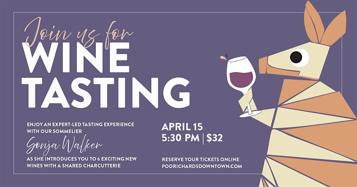 Wine Tasting at Rico’s Cafe and Wine Bar – April 15th! at Rico’s Cafe & Wine Bar, North Tejon Street, Colorado Springs, CO, USA – Colorado Springs, CO